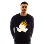 Mike Gomes wearing our king octopus sweater